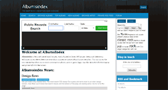 Desktop Screenshot of albumsindex.com